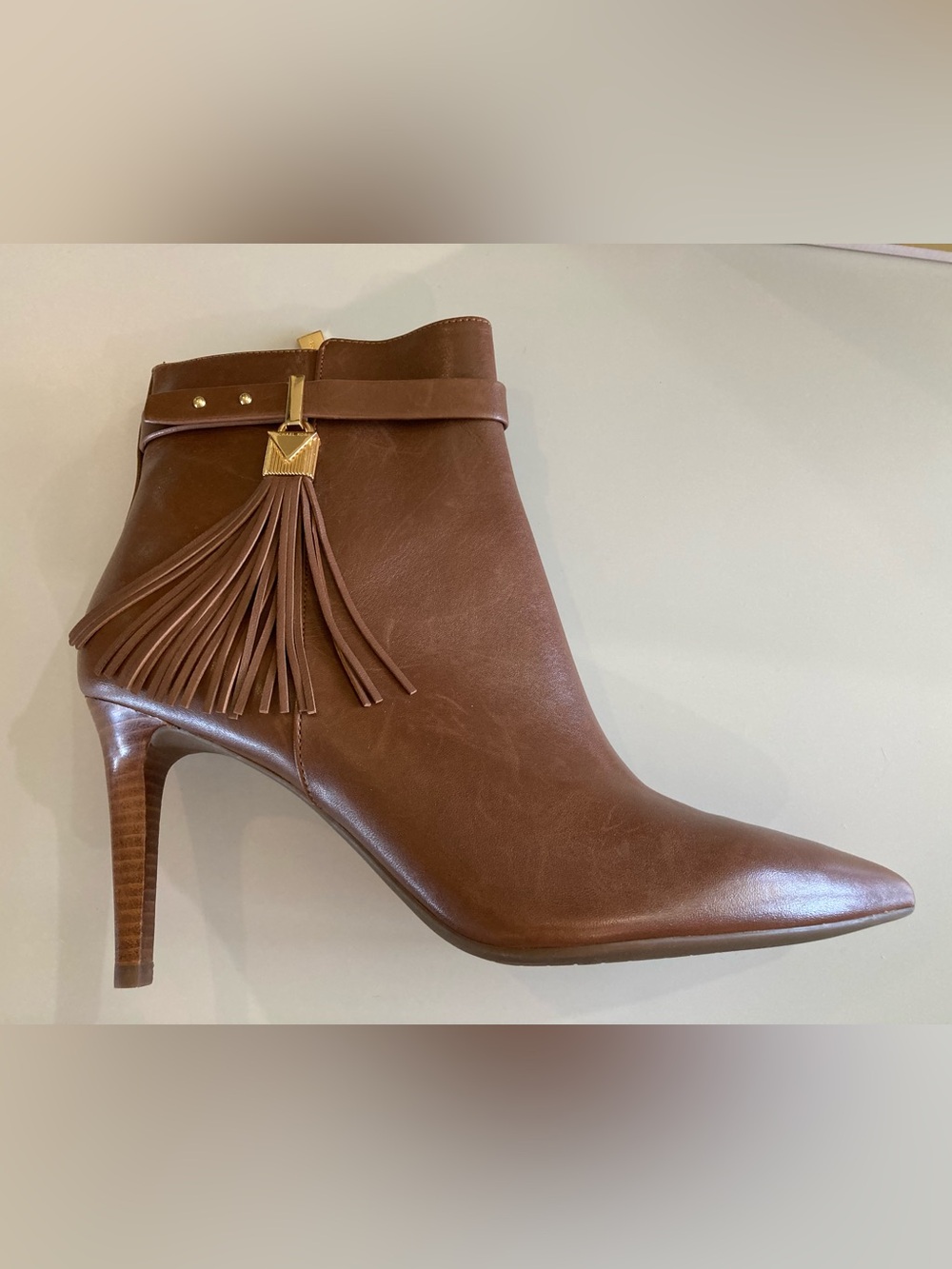 Michael Kors Womens Winslow Flex Booties, Brown Sz 7.0